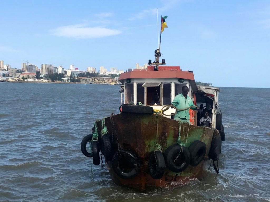 passenger ferry in Maputo, Mozambique