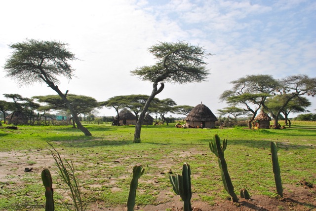 Settlements inside of Abijatta Shalla National Park, Ethiopia