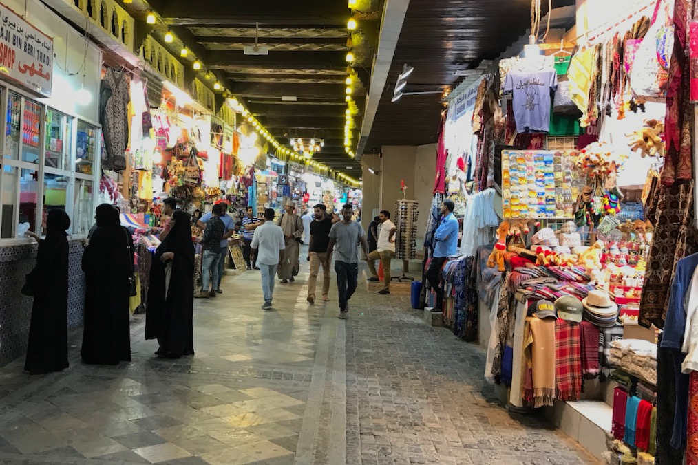 Shops inside Mutrah Souq, Musccat, Oman