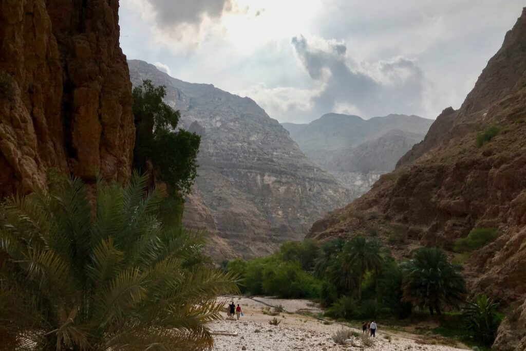 Walk in Wadi Shab, Oman