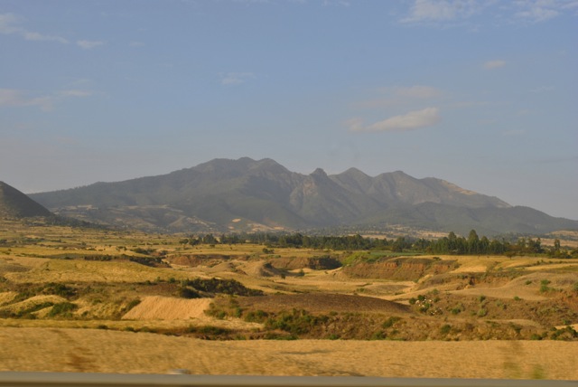 View along Adama express towards Addis Ababa, Ethiopia