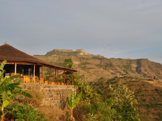 Sunset at Sora lodge, Ethiopia