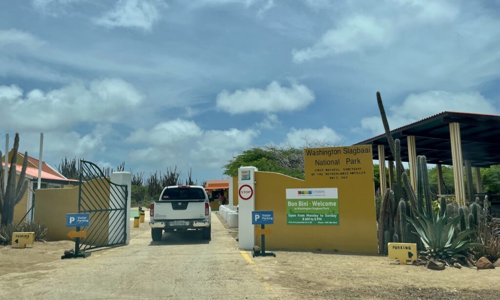 Entrance into Washington Slagbaai National Park, Bonaire