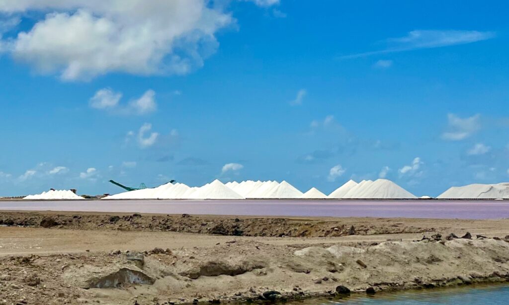 Salt mountains, Bonaire