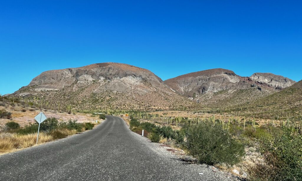 Road to El Tecoloto, La Paz, Mexico