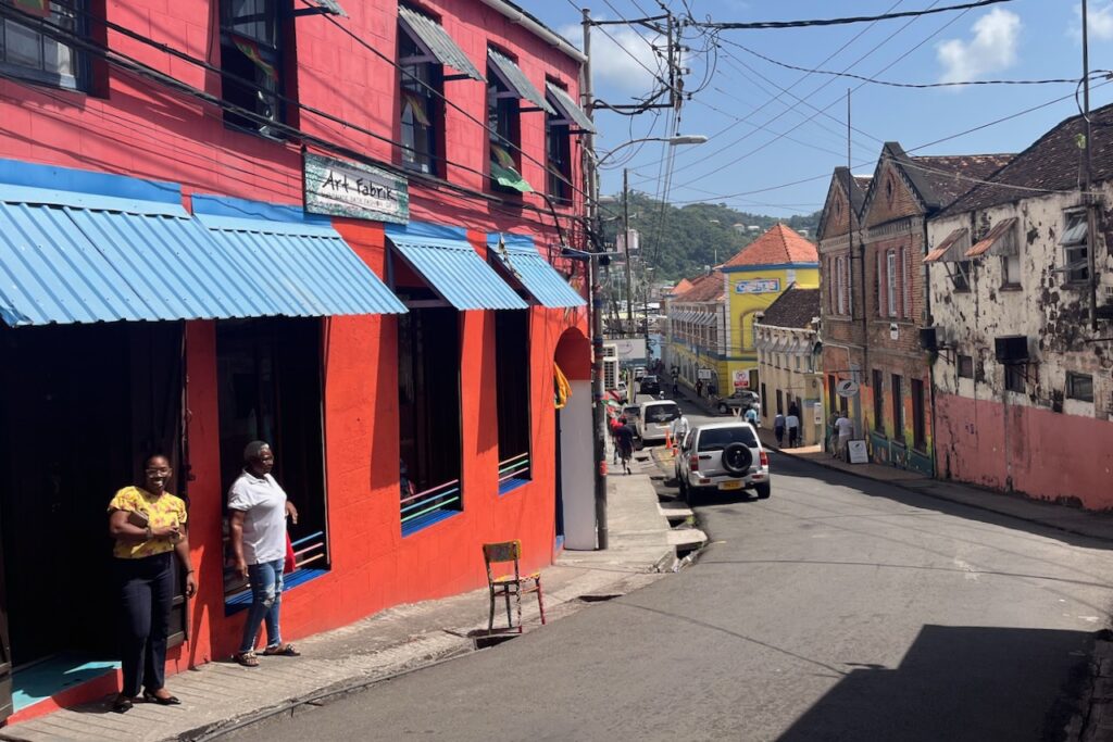 St. George's street view, Grenada