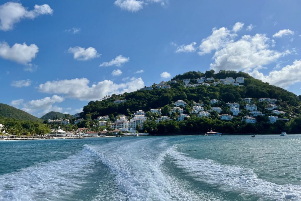 Windjammer resort with Eastern Caribbean Diving dive shop, St. Lucia