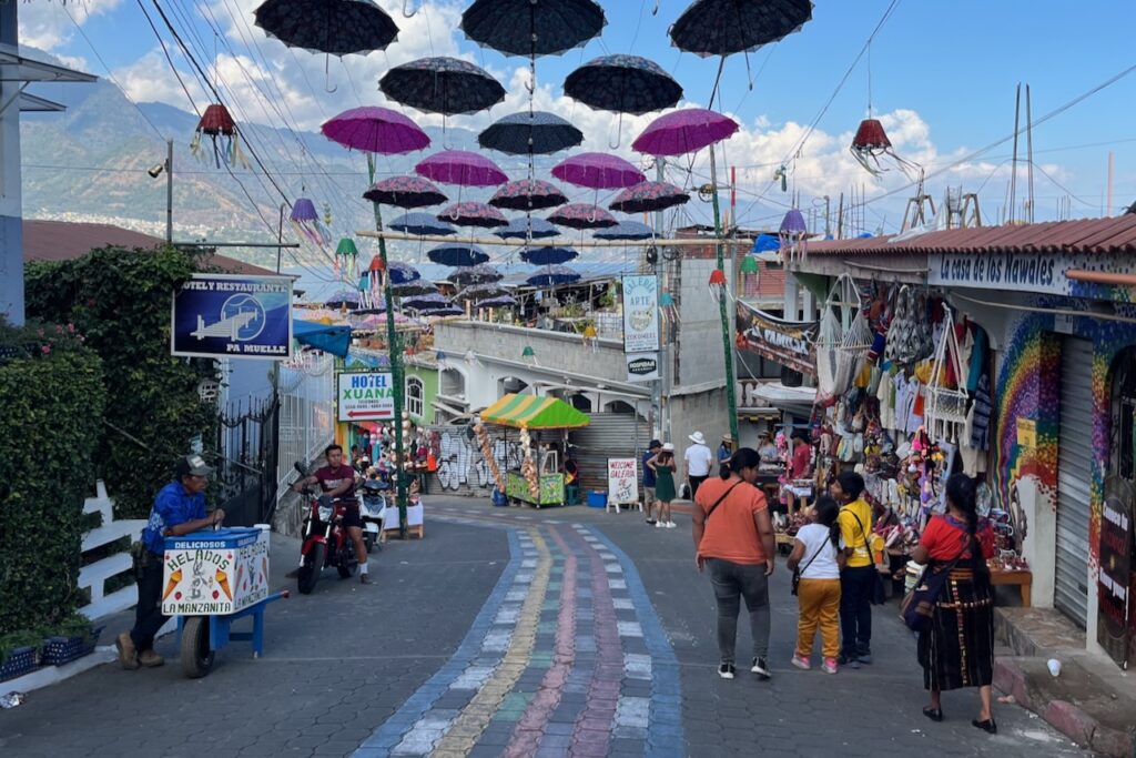 San Juan La laguna street view, Guatemala