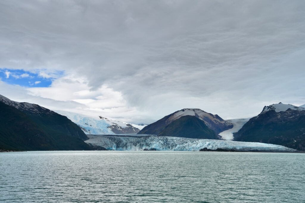 Amalia glacier on Kaweskar route with Skorpios cruise, Chile