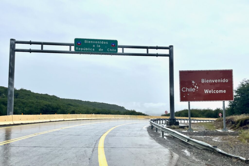 Entering Chile from Argentina at Dorotea pass