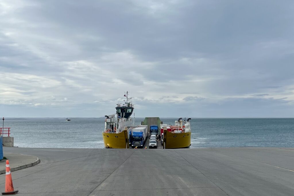 Ferry from Tierra del Fuego to Punta Delgada, Chile