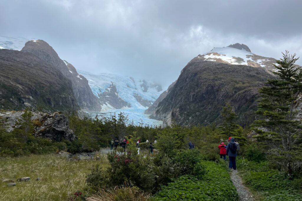 Bernal Glacier on KAweskar route with Skorpios cruise, Chile