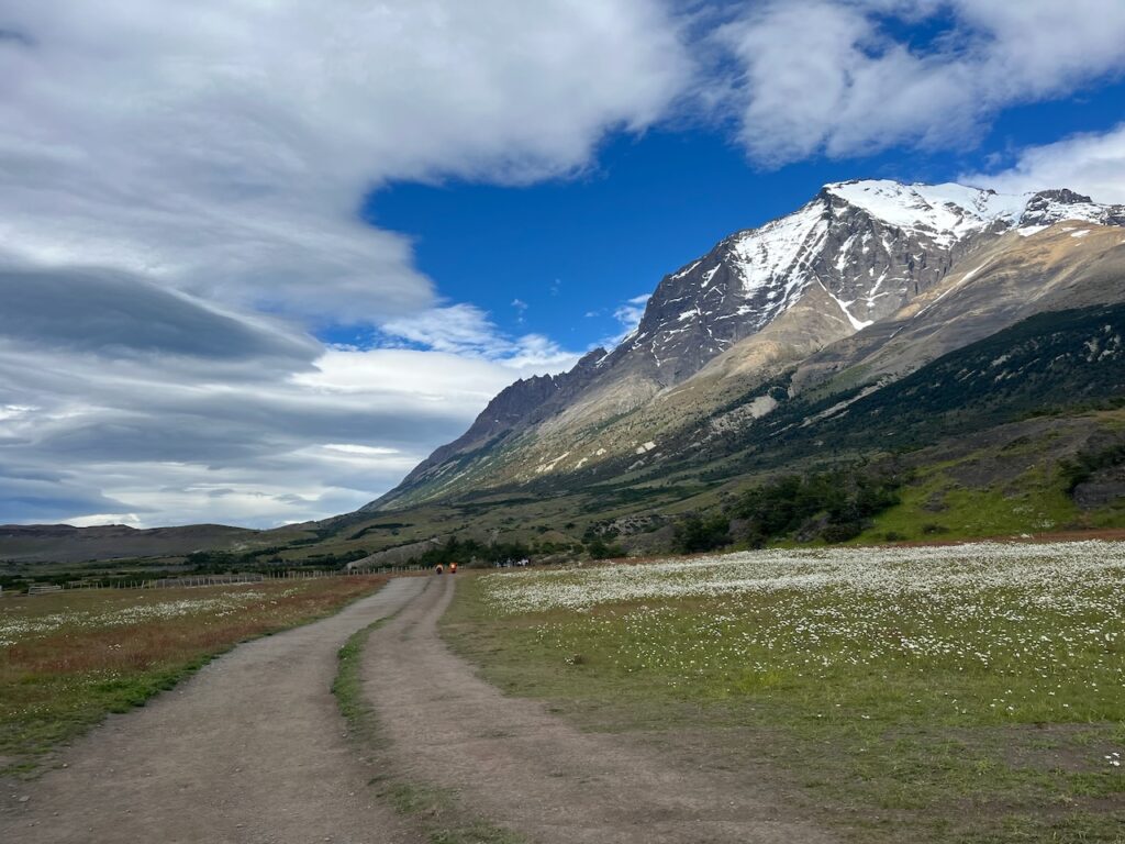 Start to the hike to Torres base lookout, Torres del Paine, Chile