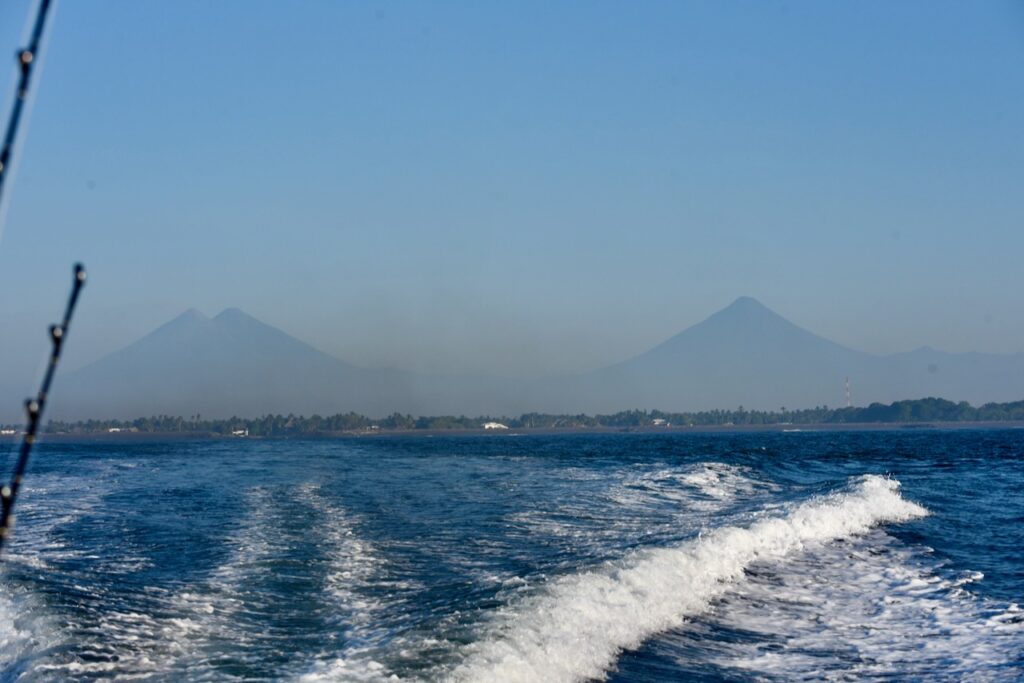 Guatemala Pacific coastline near Iztapa, Guatemala