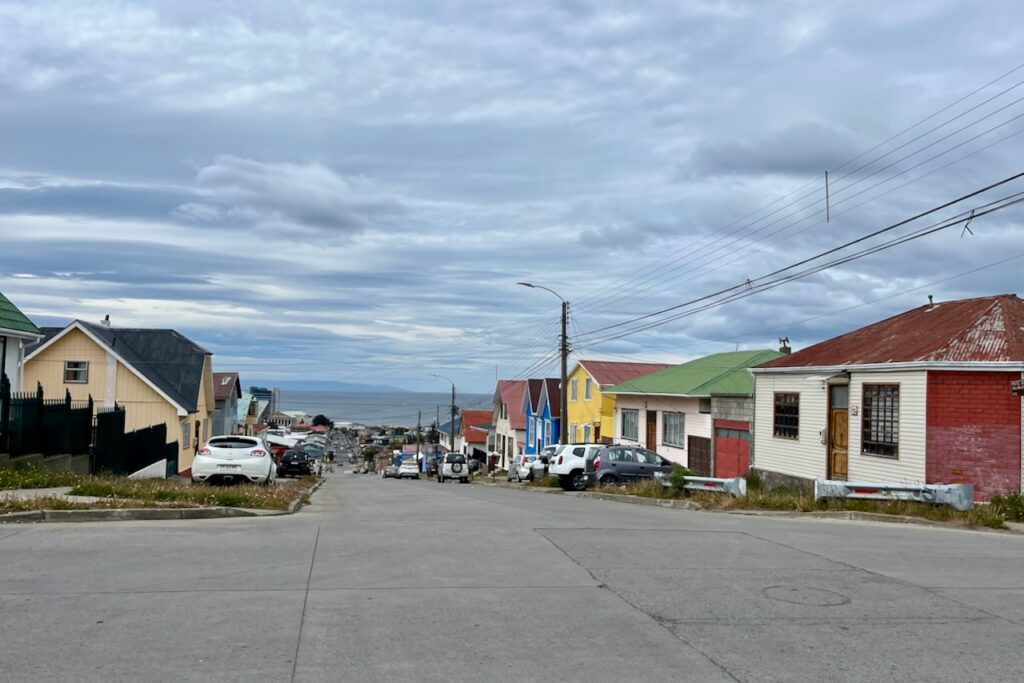 Punta Arenas street view, Chile