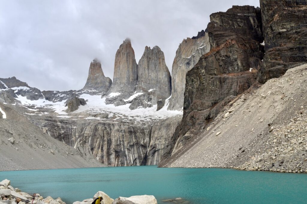 Torres base lookout in Torres del Paine, Chile