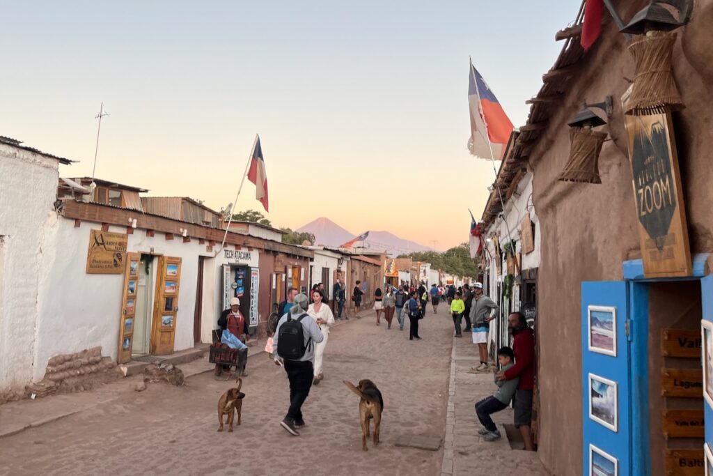 San Pedro de Atacama main street, Atacama, Chile